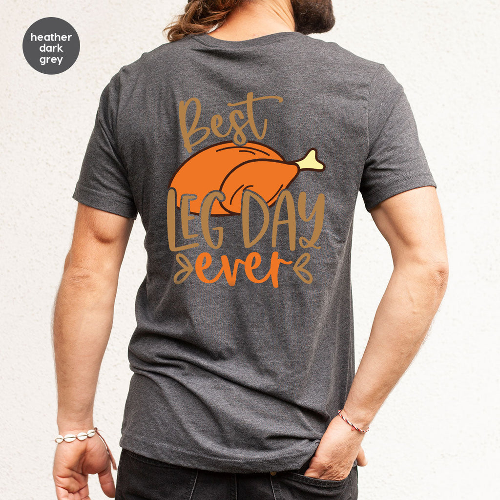 Funny Thanksgiving Shirts, Turkey Graphic Tees, Fall product image 72