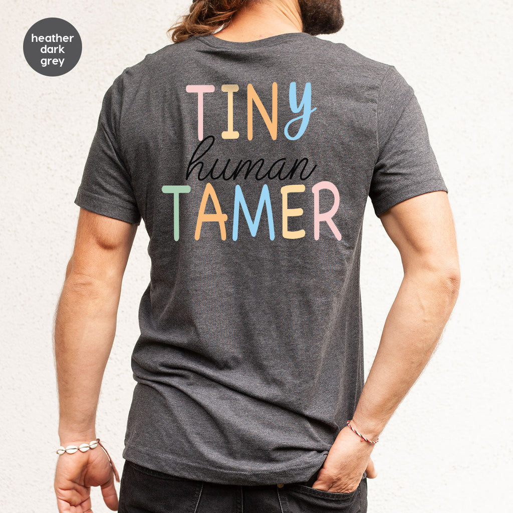 Teacher Shirt, Tiny Human Tamer, Kindergarten Preschool product image 1