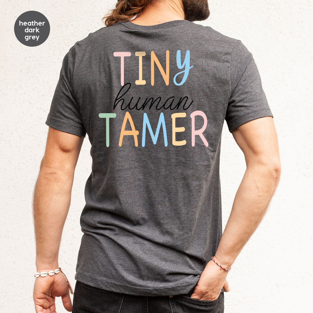 Teacher Shirt, Tiny Human Tamer, Kindergarten Preschool product image 1