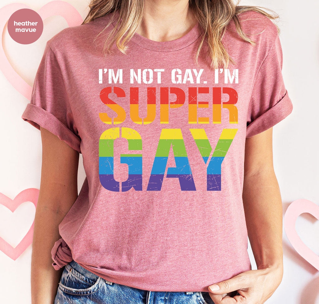 Super Gay Shirt, LGBT Power T-Shirt, Tee product image 69