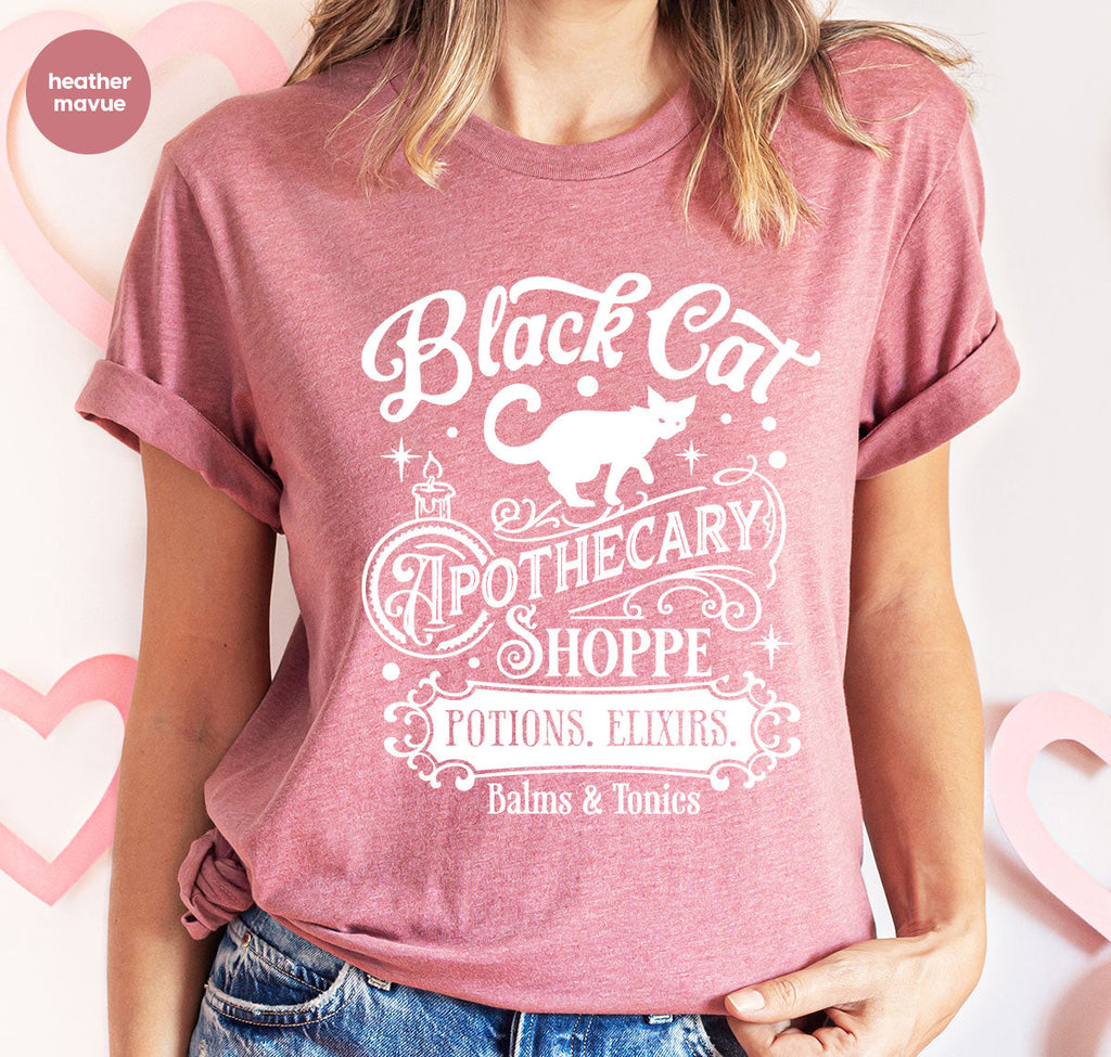 Halloween Party T-Shirt, Spooky Sweatshirt, Gifts, Cat product image 56