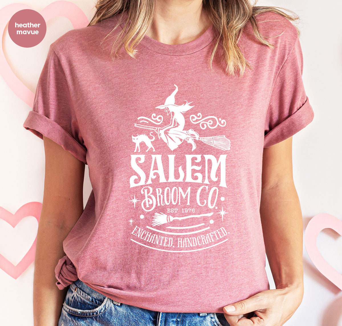 Halloween T-Shirt, Gifts, Salem Graphic Tees, Witchy Witch product image 57