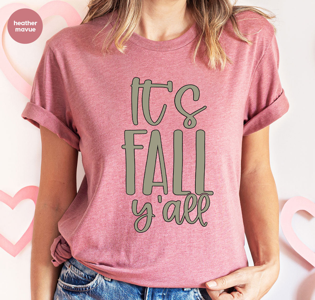 Fall Crewneck Sweatshirt, Its Yall T-Shirt, Gifts, for Her product image 142