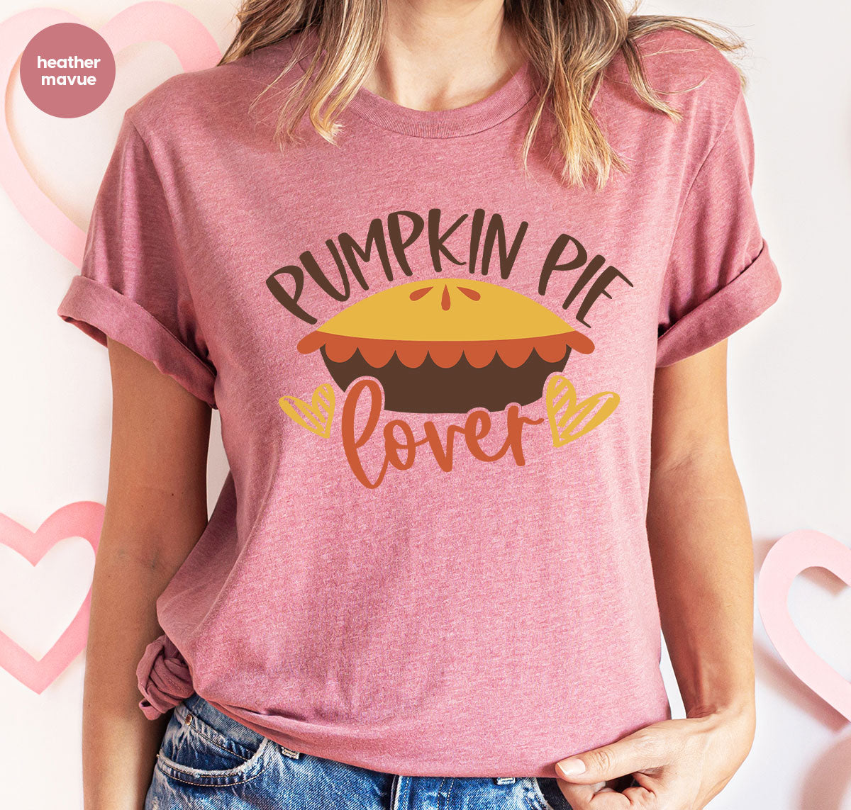 Kids Thanksgiving Shirts, Pumpkin Pie Graphic Tees, Gift product image 91