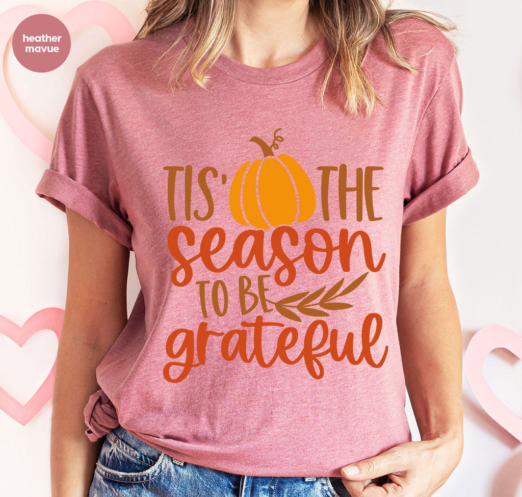 Fall T-Shirt, Autumn Crewneck Sweatshirt, Thanksgiving product image 142