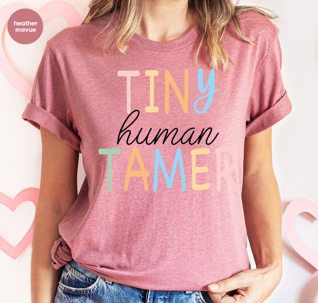 Teacher Shirt, Tiny Human Tamer, Kindergarten Preschool product image 8