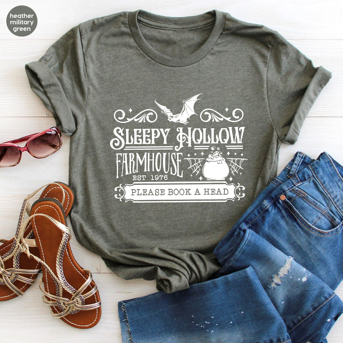 Spooky Season Clothing, Halloween Party Shirts, Farm Horror product image 80