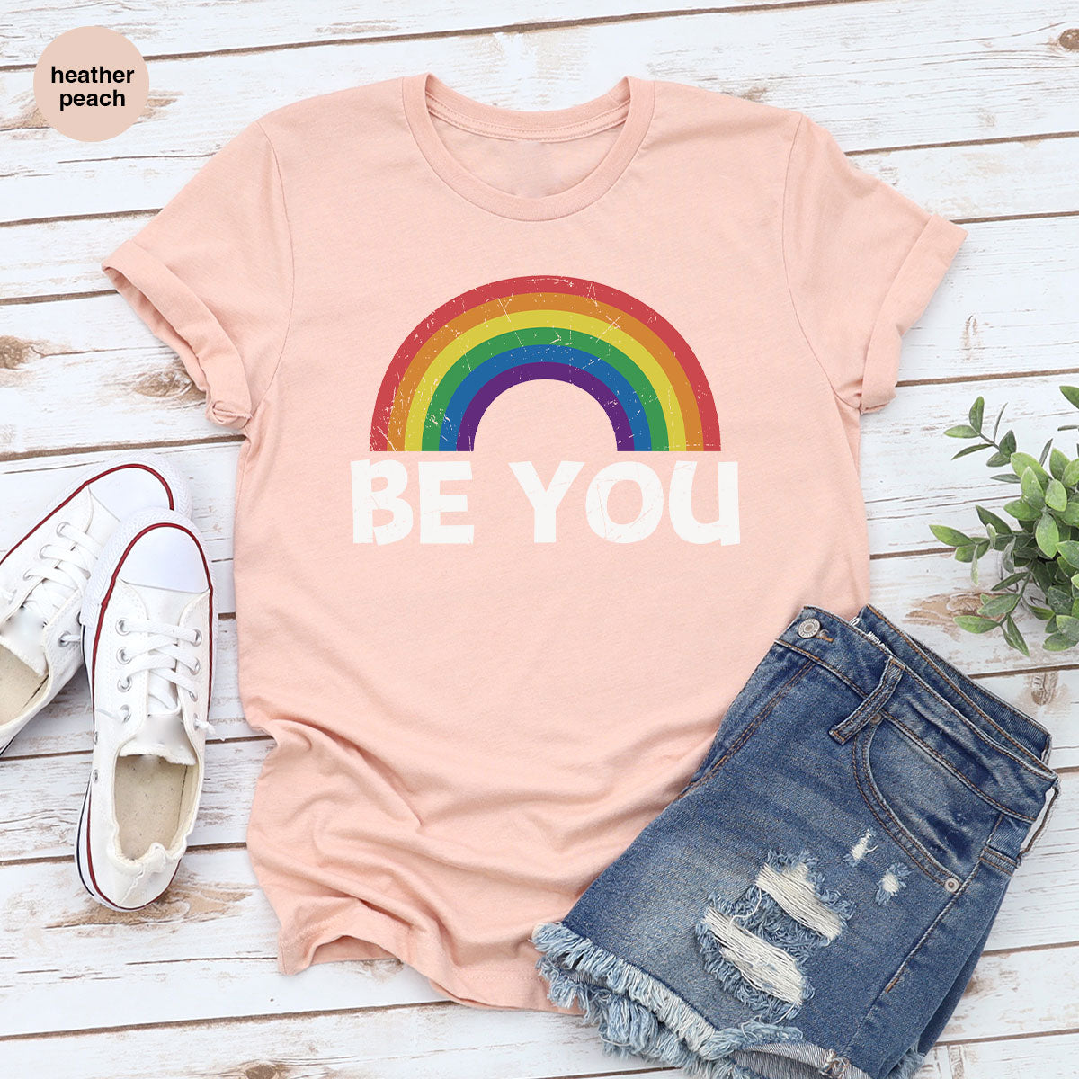 Rainbow T-Shirt, Be You Shirt, LGBT Pride product image 74