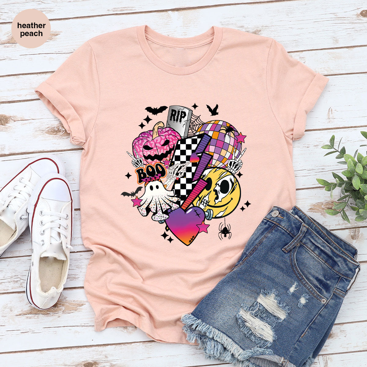 Halloween Shirt, Gifts, Spooky Season Pumpkin Graphic Tees product image 127