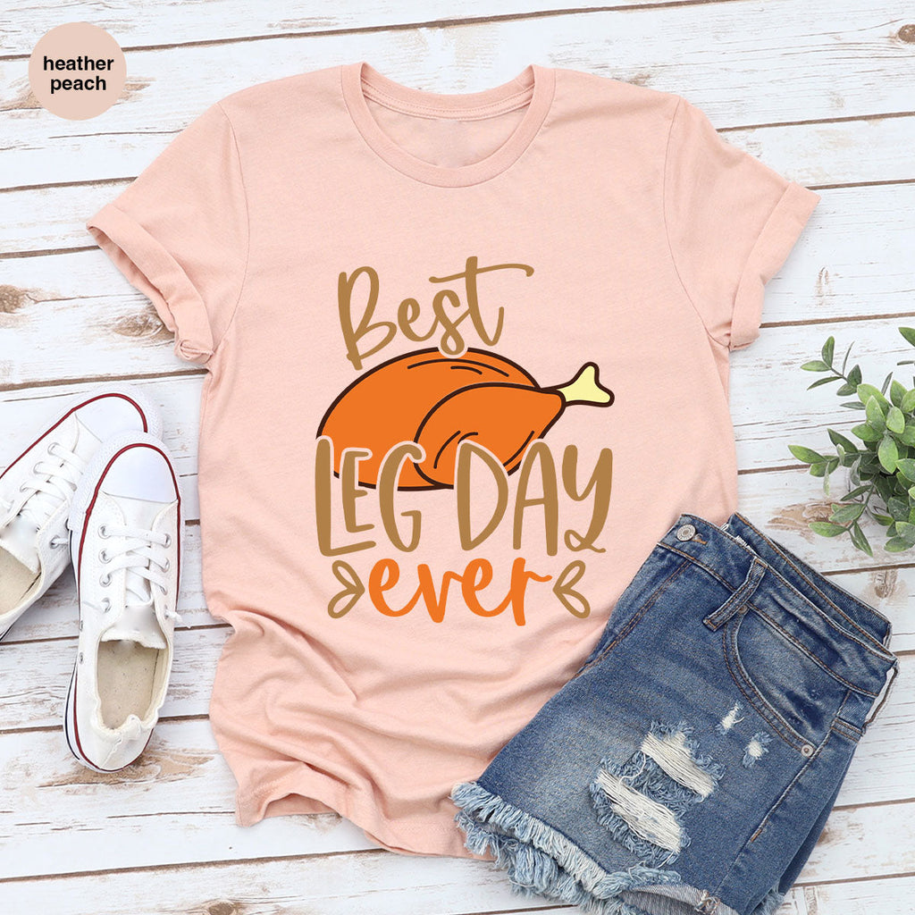 Funny Thanksgiving Shirts, Turkey Graphic Tees, Fall product image 85