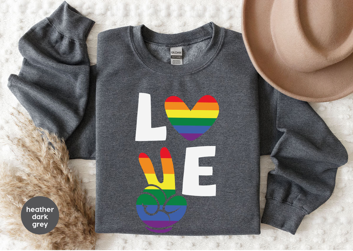 LGBT Love Shirt, Rainbow Glory T-Shirt, Pride Tee product image 84