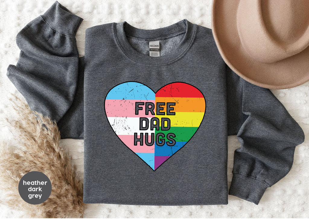 Free Dad Hugs Shirt, LGBT Pride T-Shirt product image 84