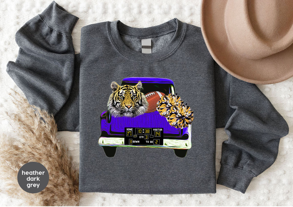 Football Truck Shirt, Tiger Graphic Tees, Mom TShirt, Gifts product image 107