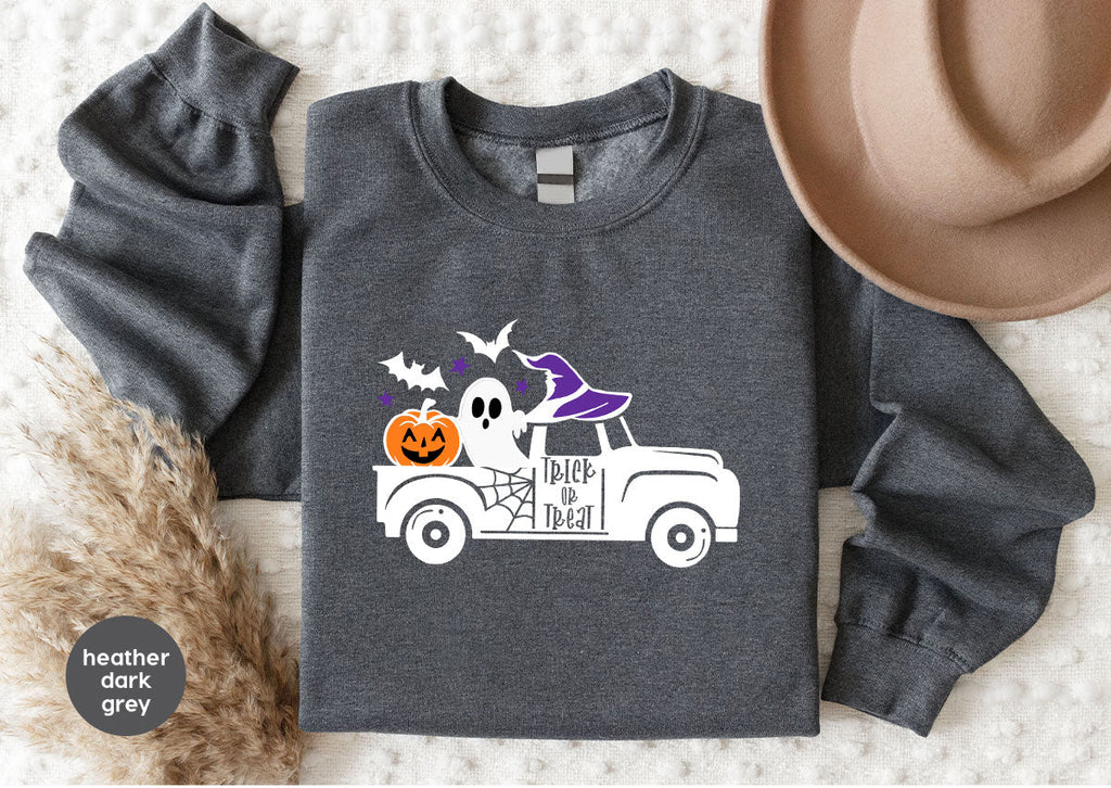 Halloween Sweatshirt, Gifts, Pumpkin Graphic Tees, Spooky product image 91