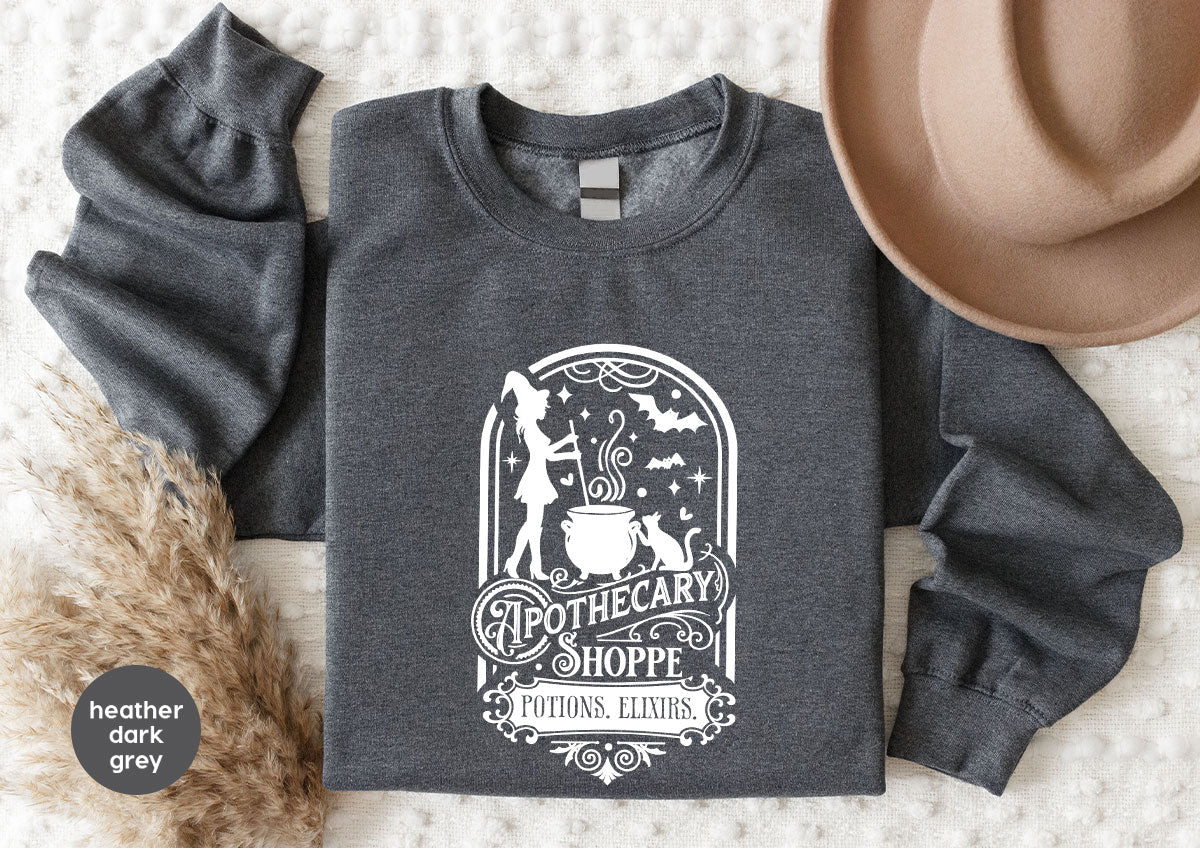 Funny Witch Shirt, Halloween Party Tshirt, Apothecary product image 151