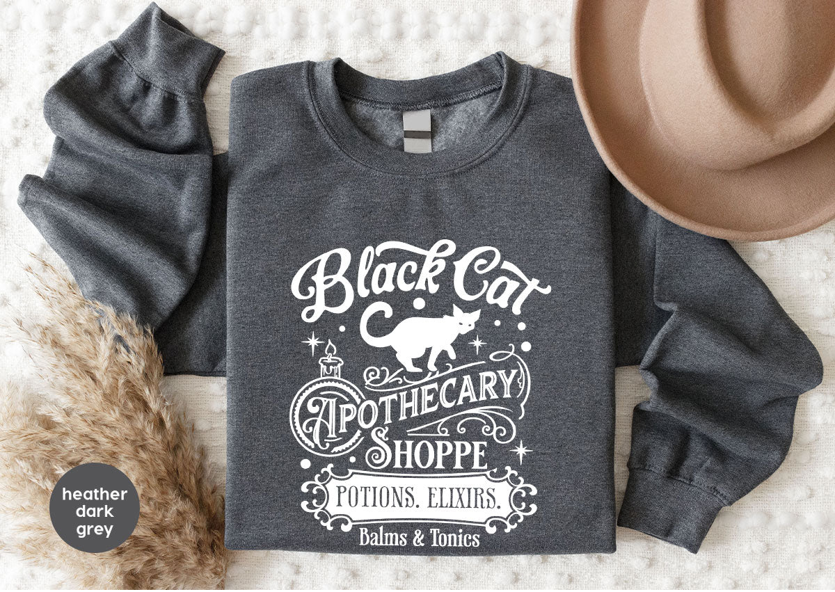 Halloween Party T-Shirt, Spooky Sweatshirt, Gifts, Cat product image 65
