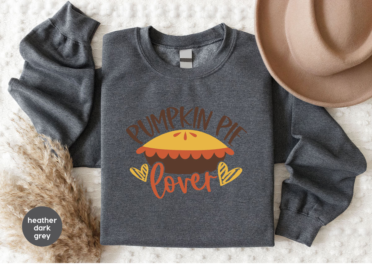 Kids Thanksgiving Shirts, Pumpkin Pie Graphic Tees, Gift product image 101