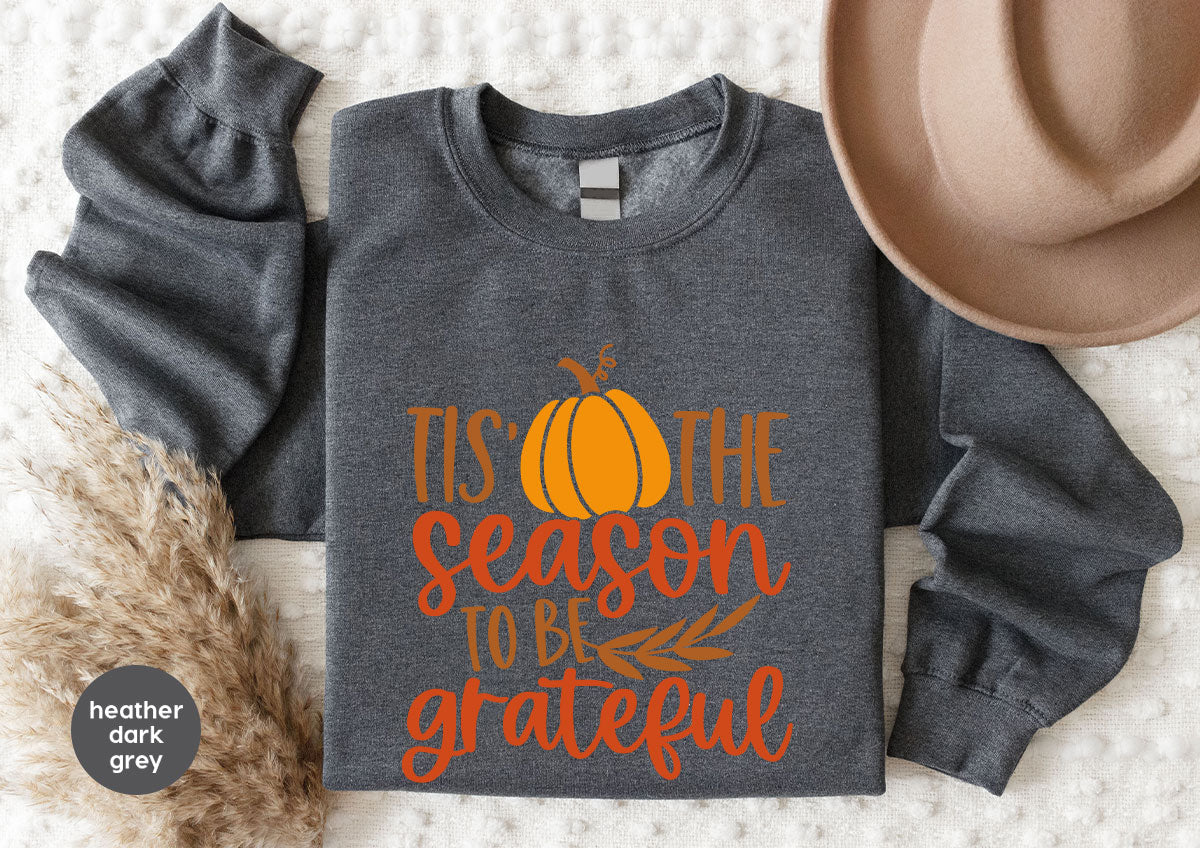 Fall T-Shirt, Autumn Crewneck Sweatshirt, Thanksgiving product image 152