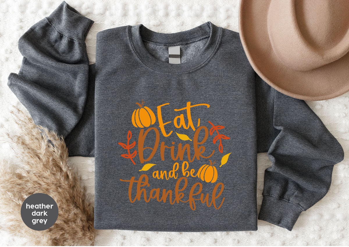 Cute Pumpkin T-Shirt, Fall Graphic Tees, Thankful Gifts product image 113