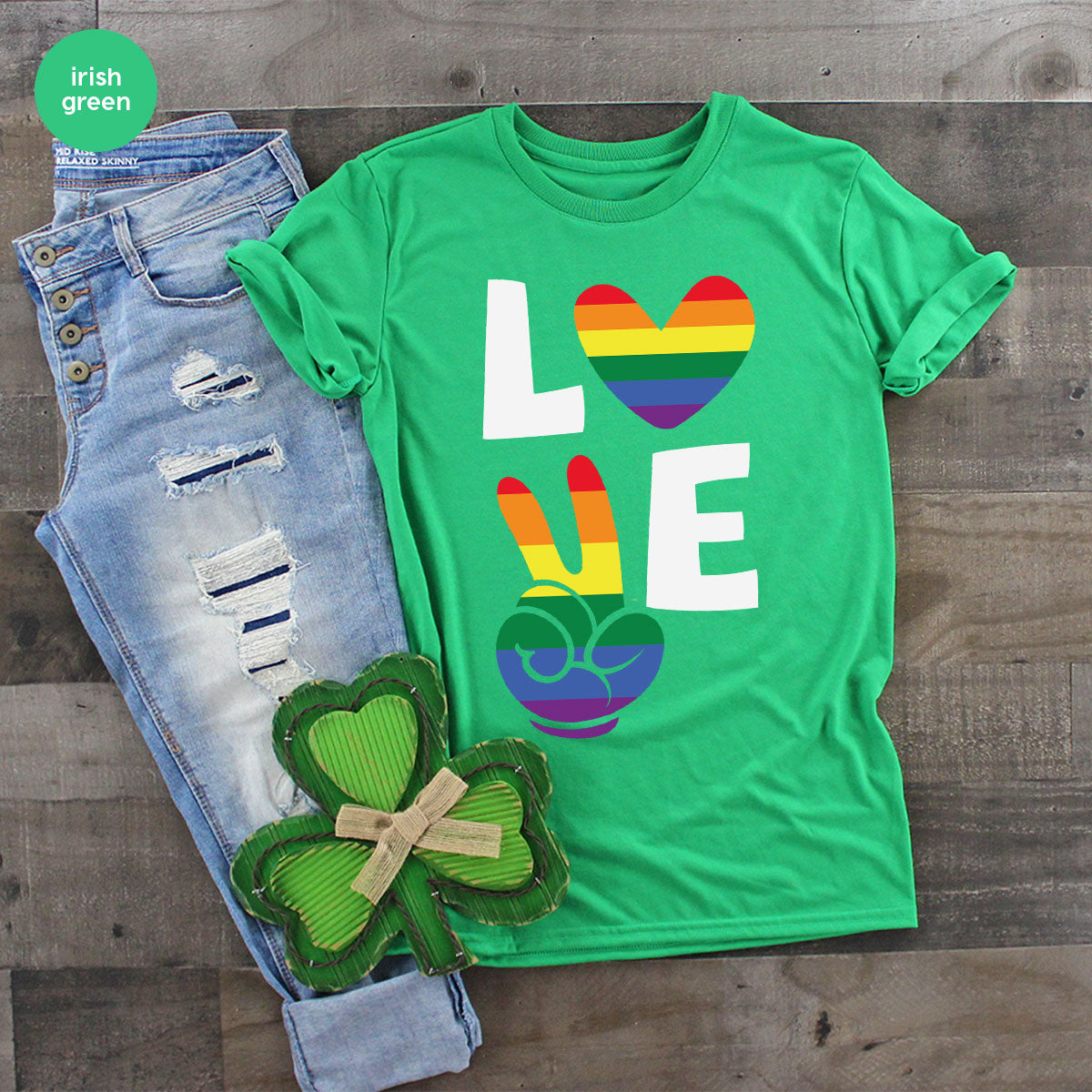 LGBT Love Shirt, Rainbow Glory T-Shirt, Pride Tee product image 71