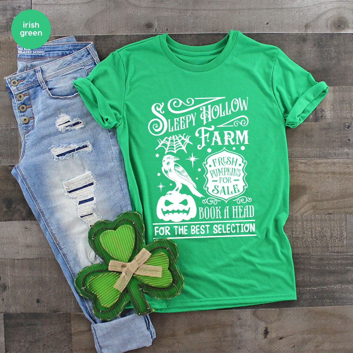 Halloween Sweatshirt, Farmer Outfit, Pumpkin Shirt, Spooky product image 136