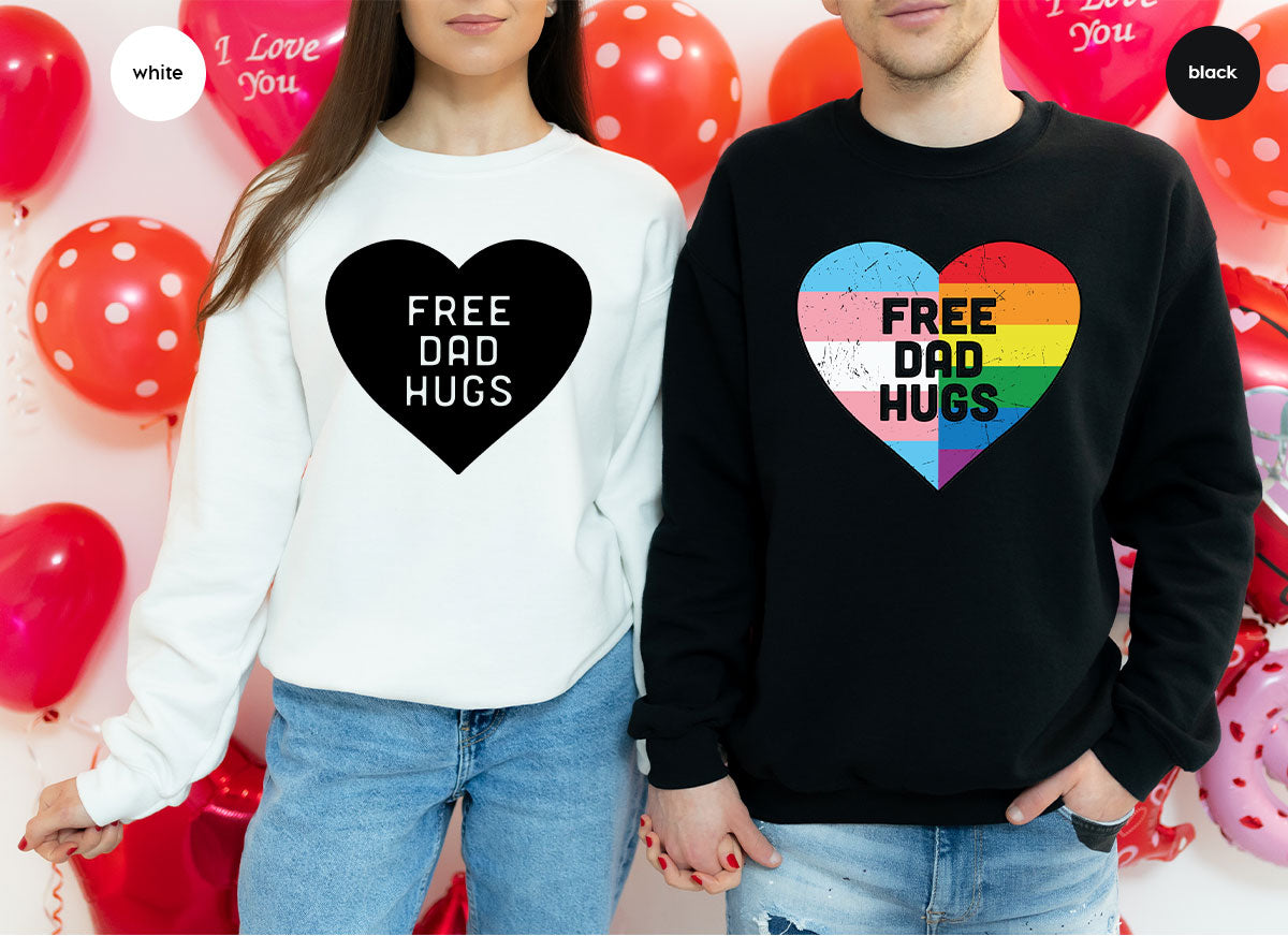 Free Dad Hugs Shirt, LGBT Pride T-Shirt product image 90