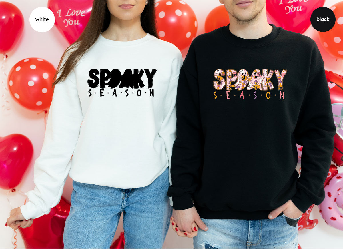 Ghost Graphic Tees, Cute Kid Halloween Shirt, Spooky product image 150
