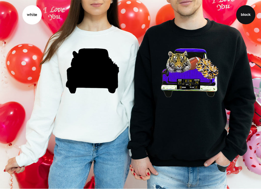 Football Truck Shirt, Tiger Graphic Tees, Mom TShirt, Gifts product image 112