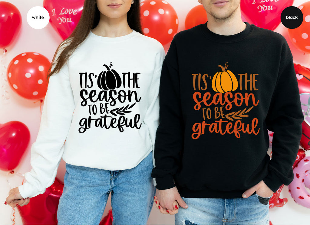 Fall T-Shirt, Autumn Crewneck Sweatshirt, Thanksgiving product image 158