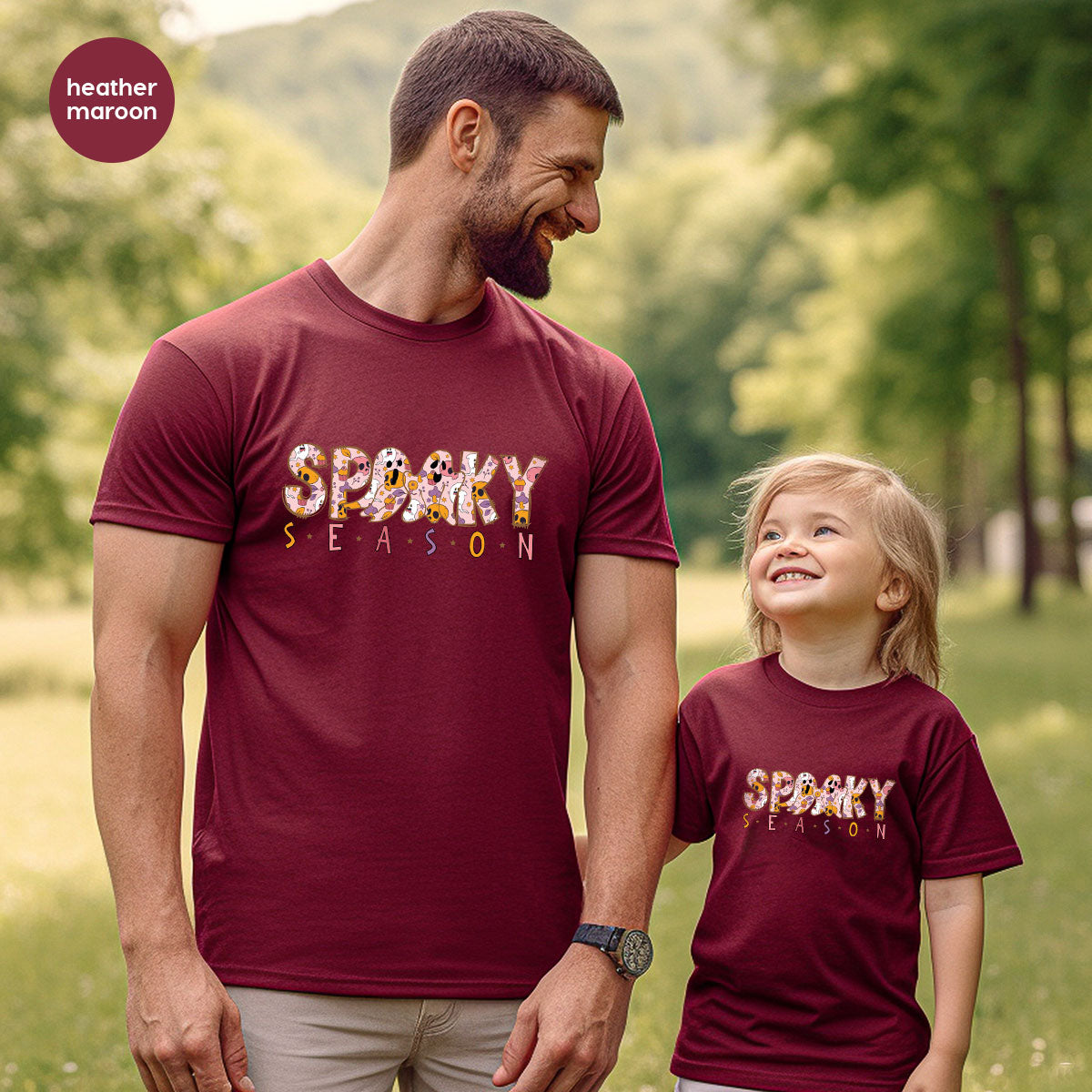 Ghost Graphic Tees, Cute Kid Halloween Shirt, Spooky product image 153