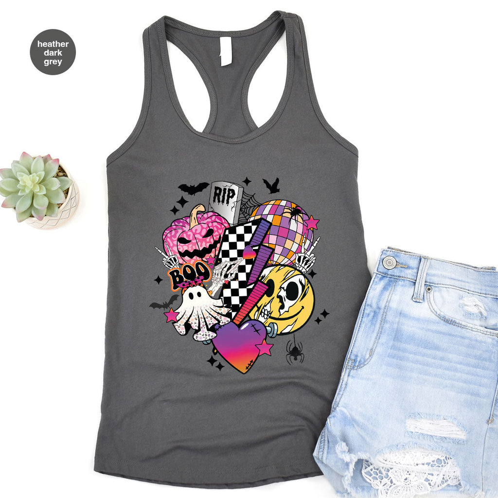 Halloween Shirt, Gifts, Spooky Season Pumpkin Graphic Tees product image 143