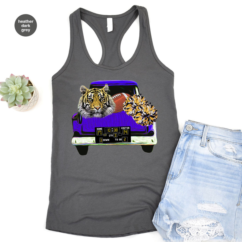 Football Truck Shirt, Tiger Graphic Tees, Mom TShirt, Gifts product image 118