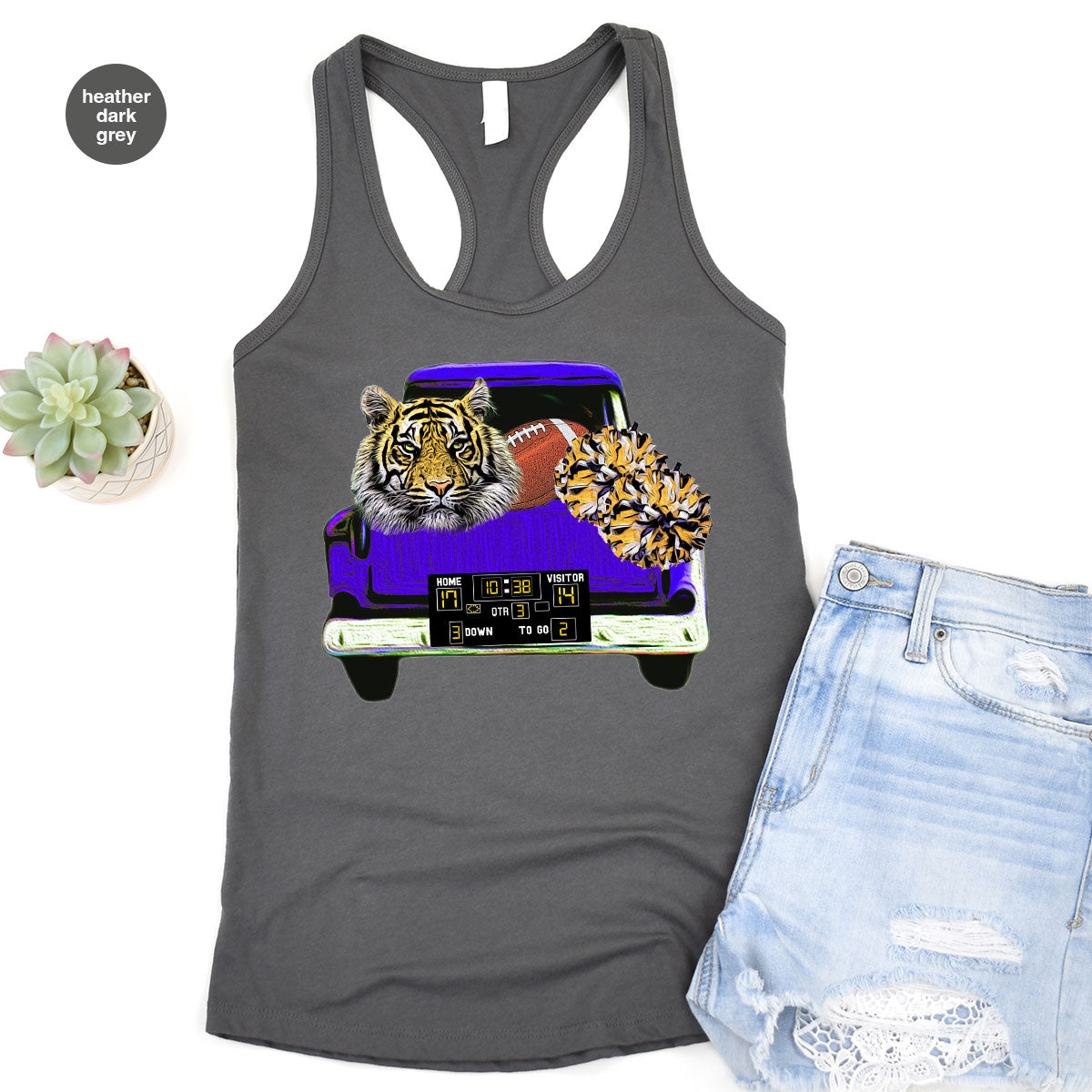 Football Truck Shirt, Tiger Graphic Tees, Mom TShirt, Gifts product image 118