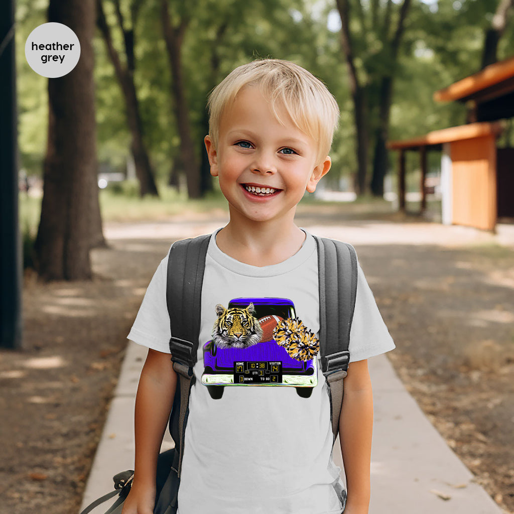 Football Truck Shirt, Tiger Graphic Tees, Mom TShirt, Gifts product image 119