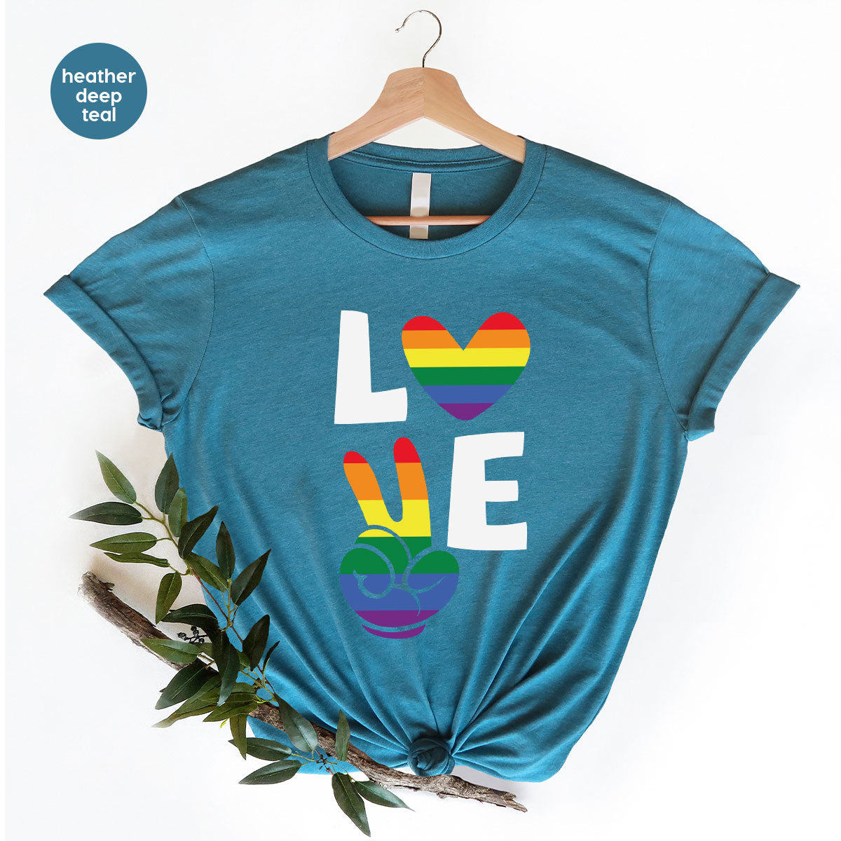 LGBT Love Shirt, Rainbow Glory T-Shirt, Pride Tee product image 99