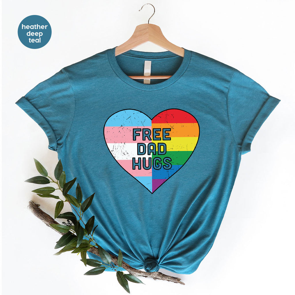Free Dad Hugs Shirt, LGBT Pride T-Shirt product image 99