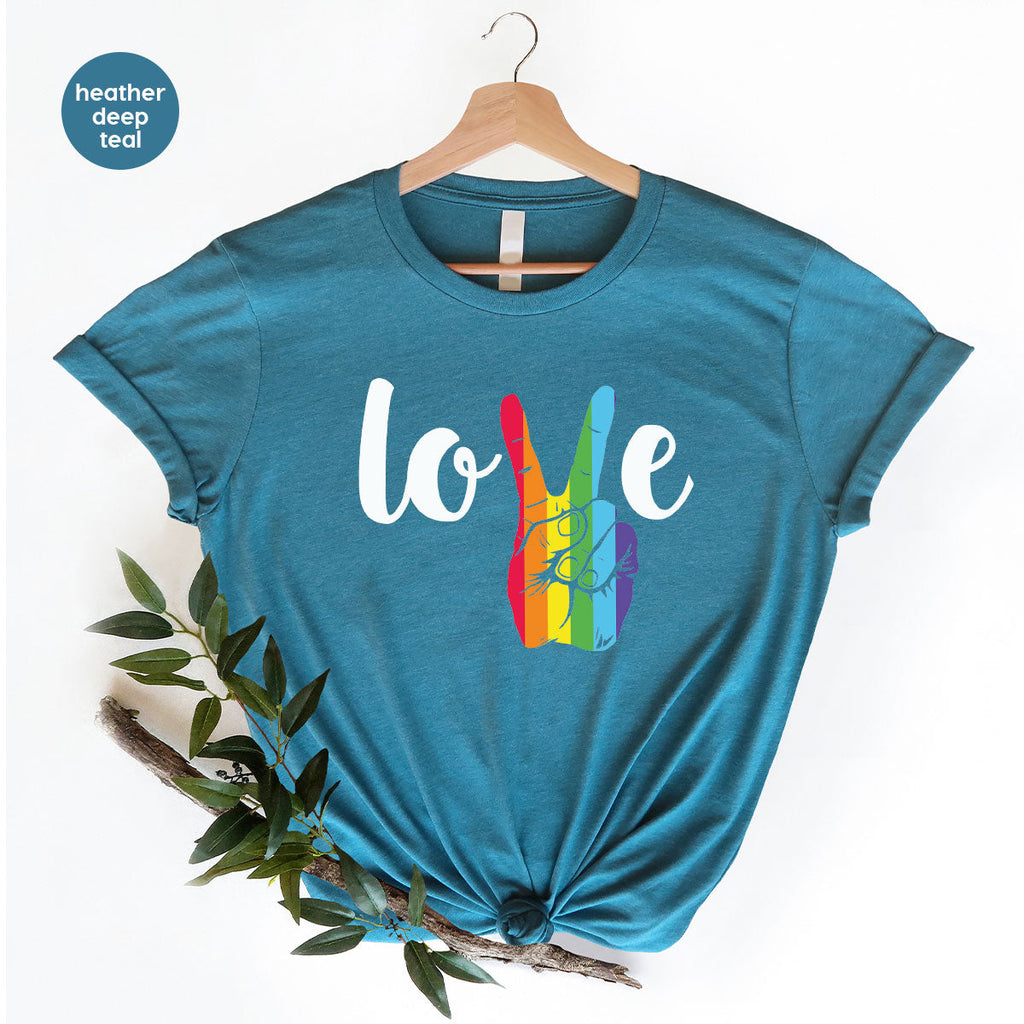 LGBT Love Shirt, Victory T-Shirt, Pride Tee, Glory product image 90