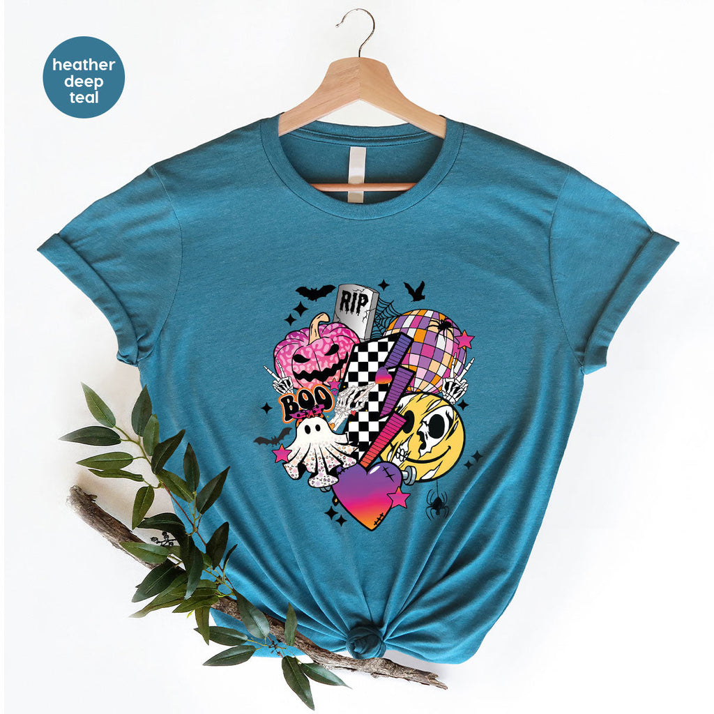 Halloween Shirt, Gifts, Spooky Season Pumpkin Graphic Tees product image 151