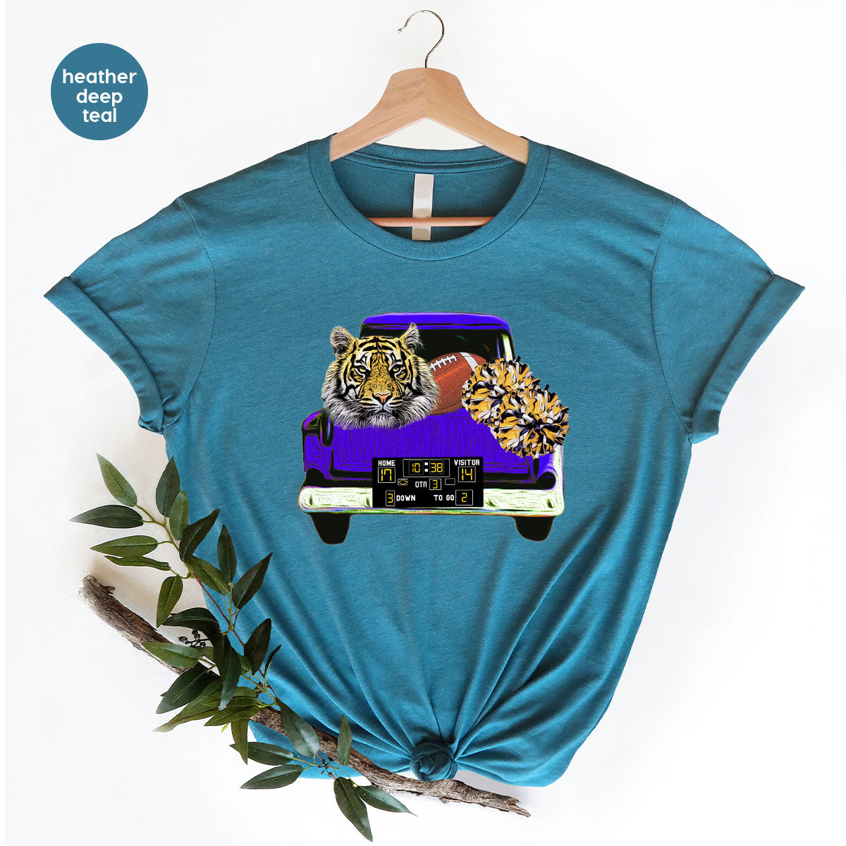 Football Truck Shirt, Tiger Graphic Tees, Mom TShirt, Gifts product image 127