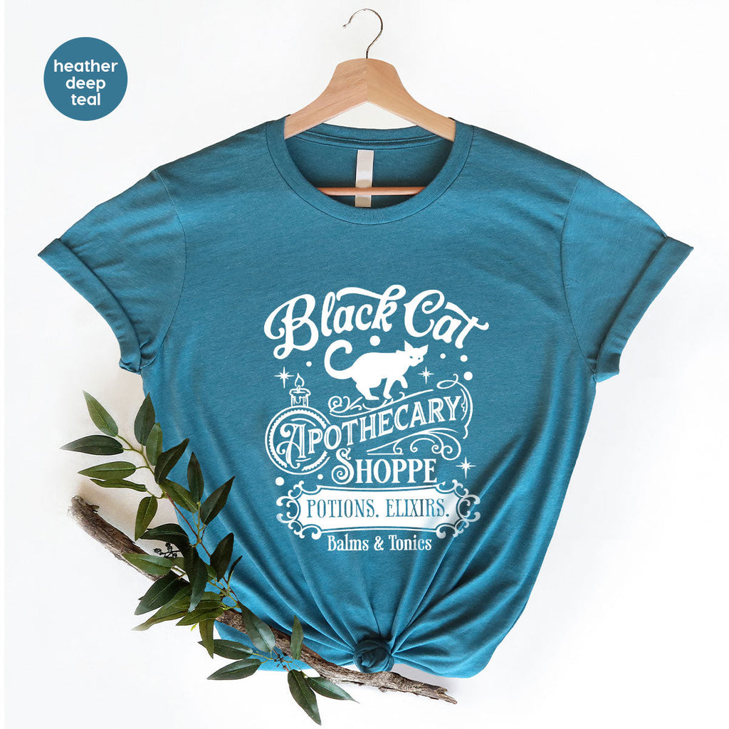 Halloween Party T-Shirt, Spooky Sweatshirt, Gifts, Cat product image 86