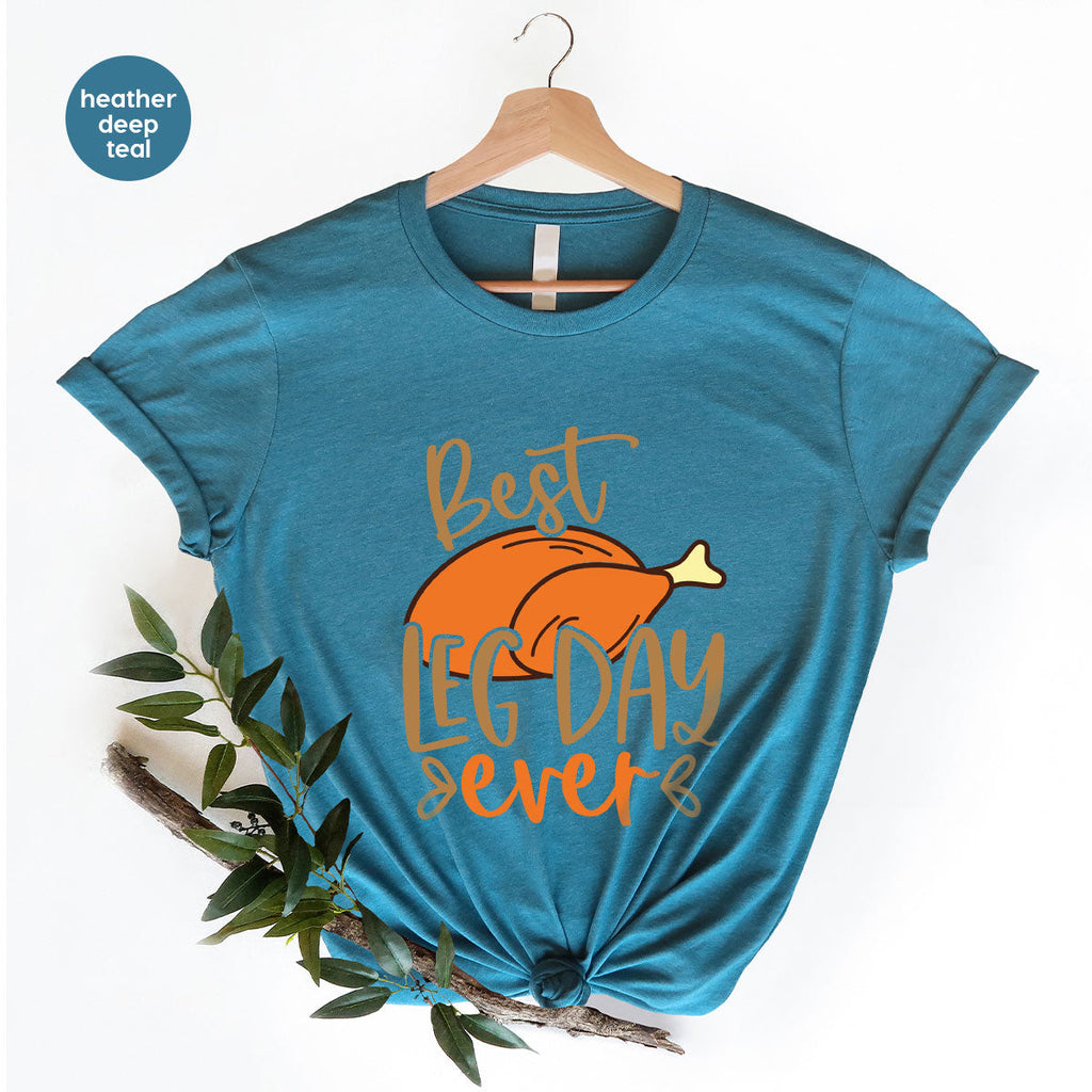 Funny Thanksgiving Shirts, Turkey Graphic Tees, Fall product image 109