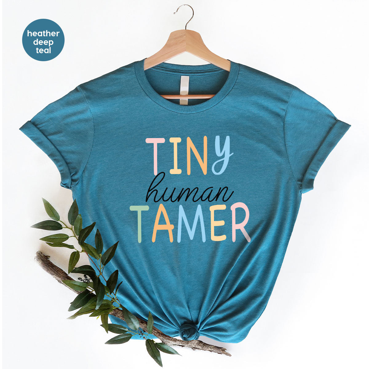 Teacher Shirt, Tiny Human Tamer, Kindergarten Preschool product image 34