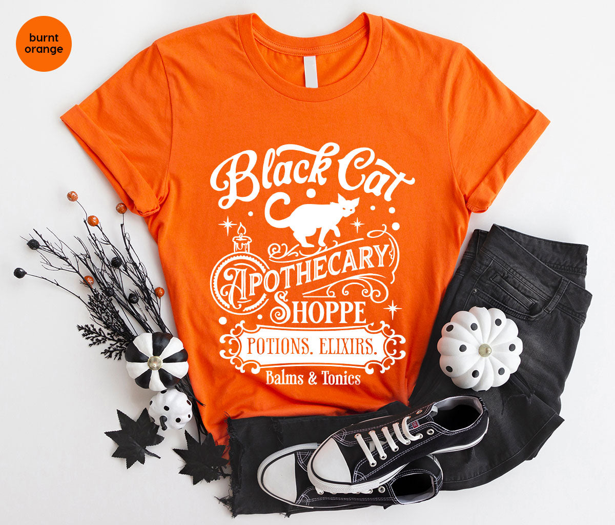 Halloween Party T-Shirt, Spooky Sweatshirt, Gifts, Cat product image 83