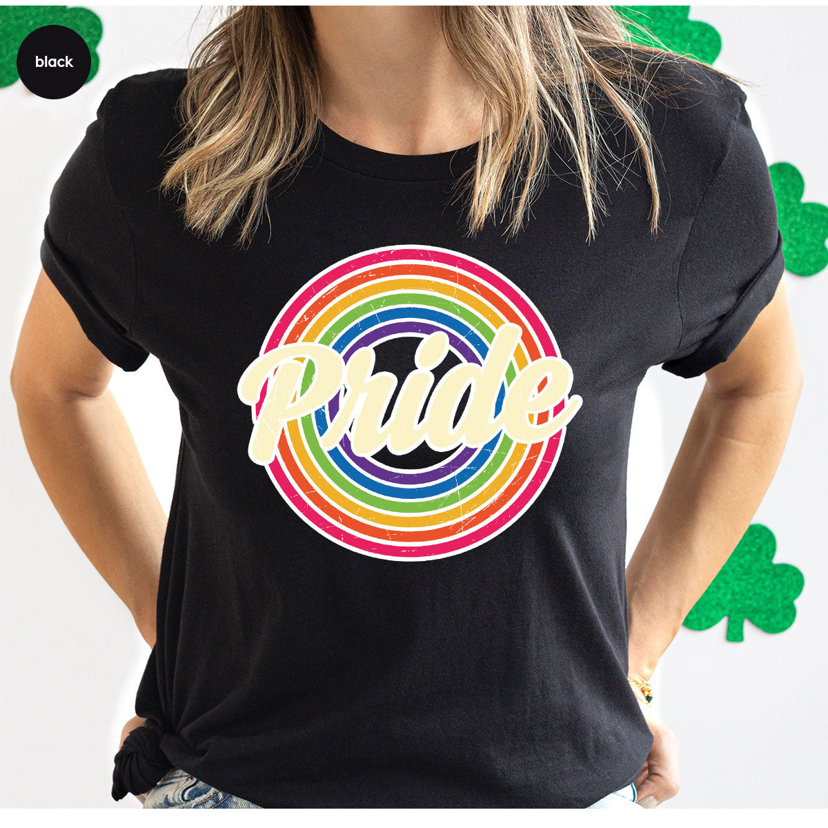 Pride Shirt, LGBT T-Shirt, Tee, Rainbow Graphic product image 90
