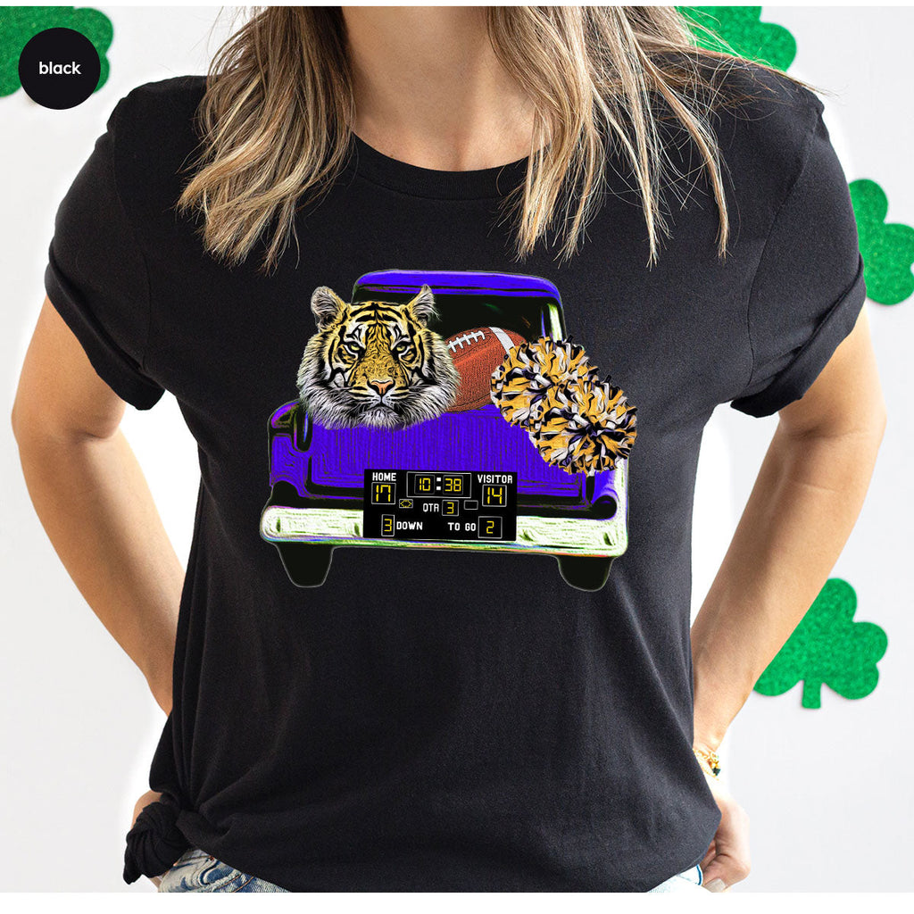 Football Truck Shirt, Tiger Graphic Tees, Mom TShirt, Gifts product image 120