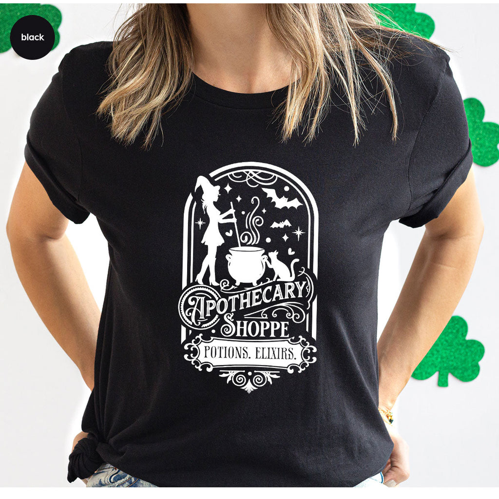 Funny Witch Shirt, Halloween Party Tshirt, Apothecary product image 165