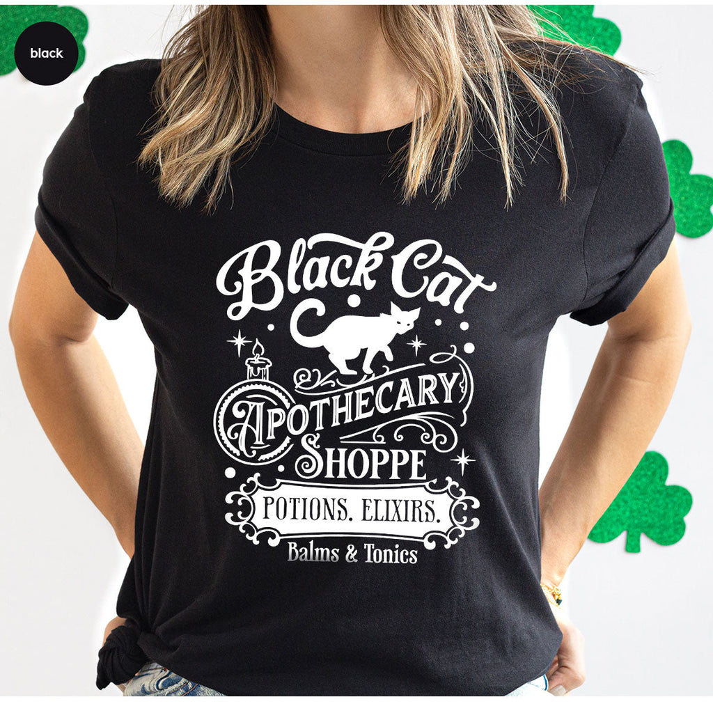 Halloween Party T-Shirt, Spooky Sweatshirt, Gifts, Cat product image 79