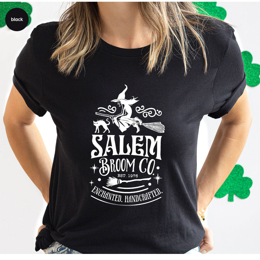Halloween T-Shirt, Gifts, Salem Graphic Tees, Witchy Witch product image 80