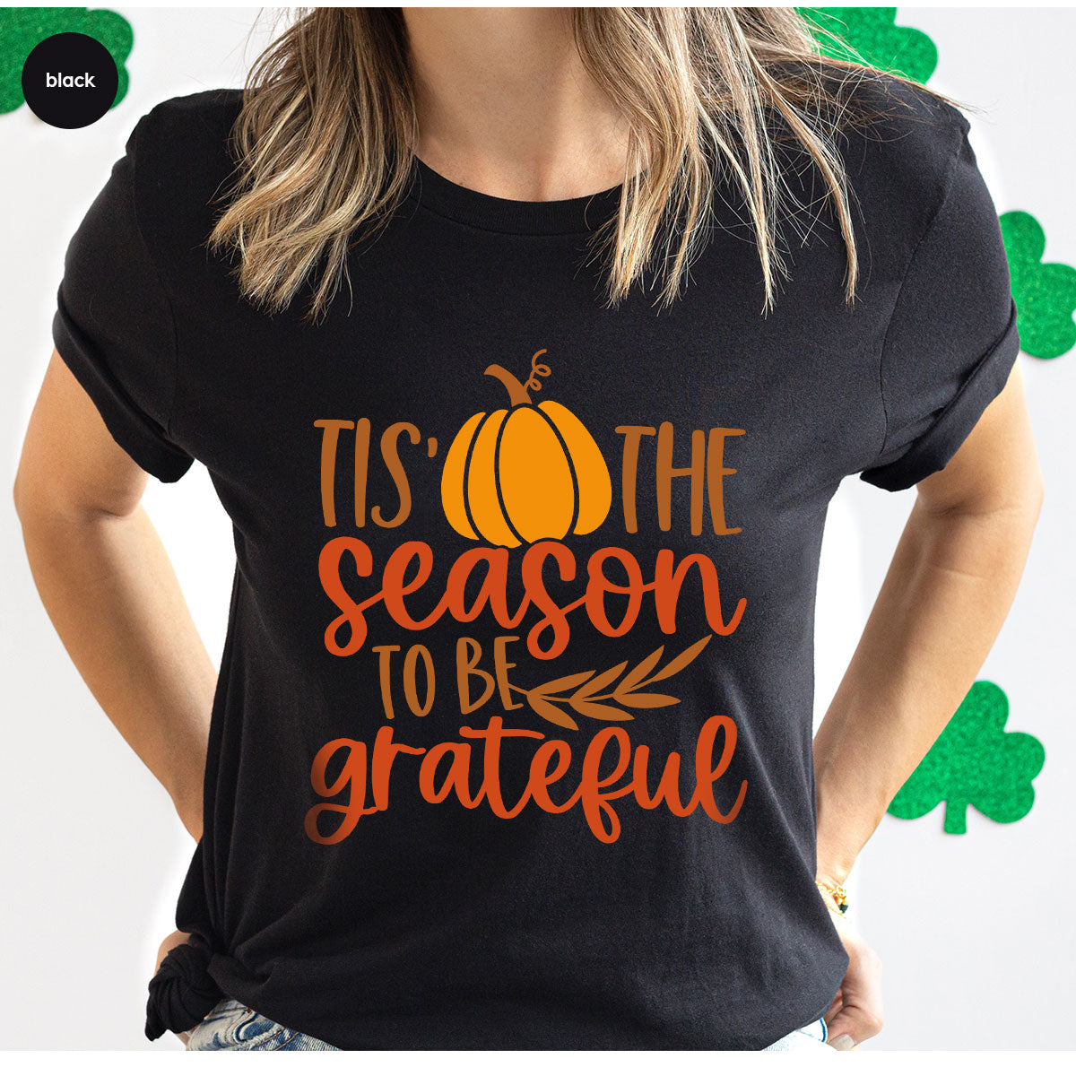 Fall T-Shirt, Autumn Crewneck Sweatshirt, Thanksgiving product image 166