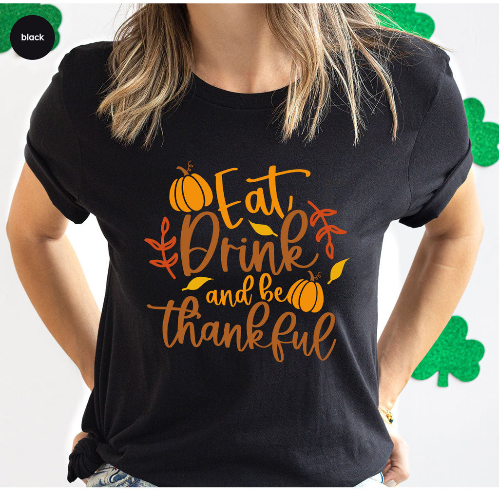 Cute Pumpkin T-Shirt, Fall Graphic Tees, Thankful Gifts product image 127